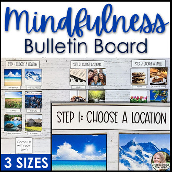 Preview of Mindfulness Bulletin Board or Counseling Bulletin Board