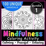 Mindfulness Calming Mandalas Bundle | Printable Coloring P