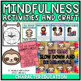 Mindfulness Character Education SEL Kindergarten