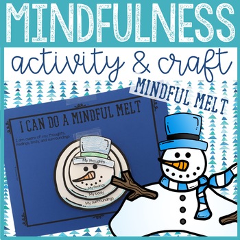 Preview of Mindfulness Classroom Guidance Lesson with Mindfulness Activity and Craft