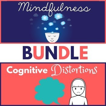 Preview of Mindfulness & Cognitive Behavioral Therapy PowerPoint Bundle