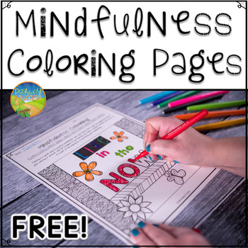 Preview of Mindfulness Coloring Pages Free Activity