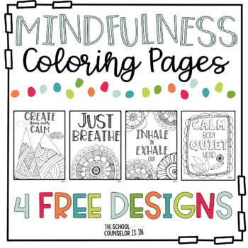 Preview of Mindfulness Coloring Pages