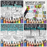 Mindfulness Coloring Pages Bundle | Mindfulness Activities Bundle