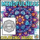 Mindfulness Coloring Pages for Kids | Zen Calming Sheets |