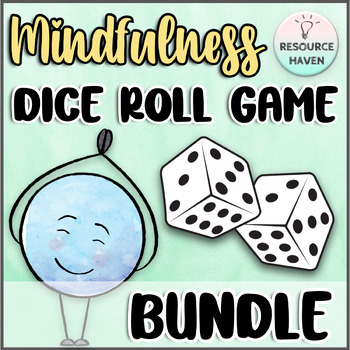 Preview of Mindfulness Dice Game BUNDLE