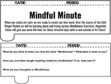 Mindfulness Do Now Series
