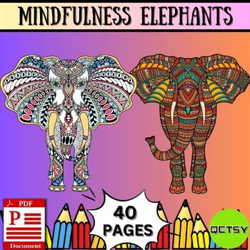 Discover the Beauty of Elephants with Our Printable Coloring Sheets, 100  Pages