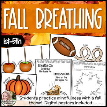 Preview of Mindfulness Fall or Thanksgiving Counseling Activity