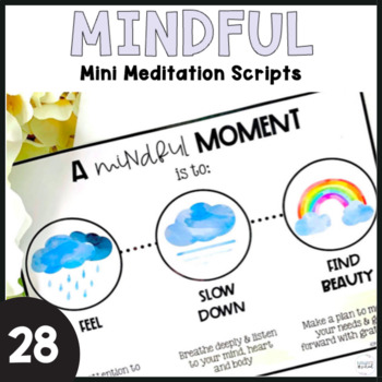 Preview of Mindfulness Guided Meditation Scripts For Self-Regulation