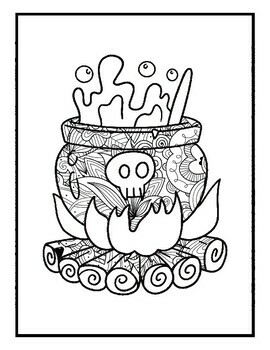 Halloween Coloring Sheets — Mindful Coloring