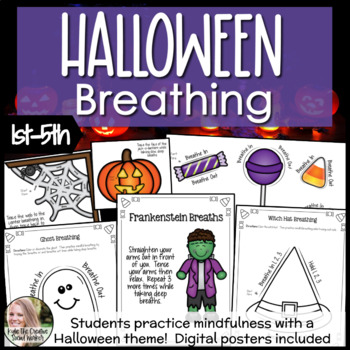 Preview of Mindfulness Halloween Counseling Activity