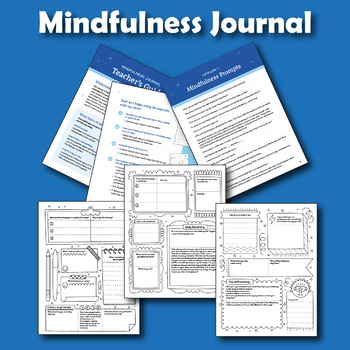 Preview of Mindfulness Journal For Classroom