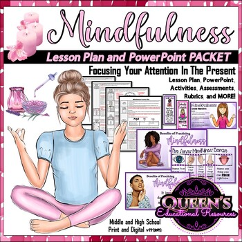 Preview of Mindfulness Lesson and Activities for SEL and Self-Regulation Skills