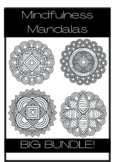 Mindfulness Mandalas (BUNDLE: 100 Mandalas!)