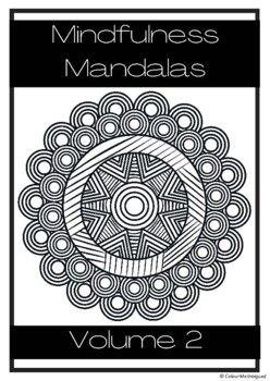 Preview of Mindfulness Mandalas (Volume 2)