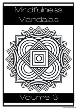 Preview of Mindfulness Mandalas (Volume 3)