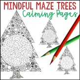 Mindfulness Maze Trees for Holiday Parties