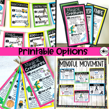 Mindful Movement Cards - Mindfulness & SEL in Music Class