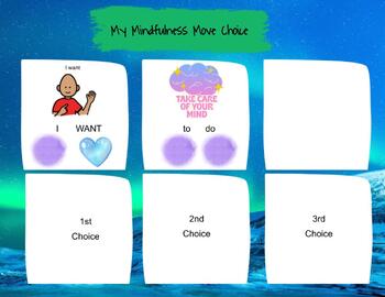 Preview of Mindfulness Moves Choice Board Bundle