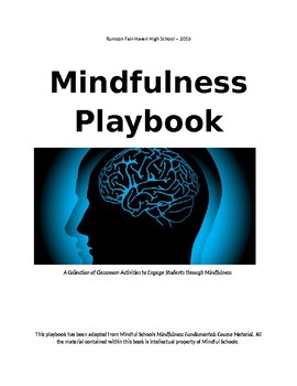 Preview of SEL - Mindfulness Playbook