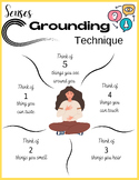 Mindfulness Poster - Senses Grounding Technique