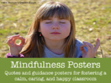 Mindfulness Posters - Quotes and Guidance for Mindful Students