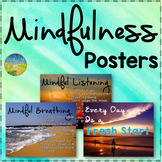 Mindfulness Posters - SEL Classroom Decor & Calming Corner