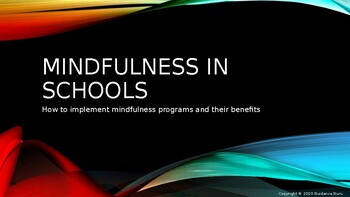 Preview of Mindfulness Program Implementation Presentation