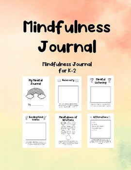 Preview of Mindfulness/SEL Journal