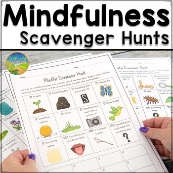 Preview of Mindfulness Scavenger Hunts - SEL Activities
