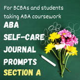 Mindfulness+Science: Journal Prompts for BCBA Task List Se