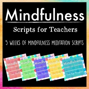 Preview of Mindfulness: Scripts for Teachers BUNDLE