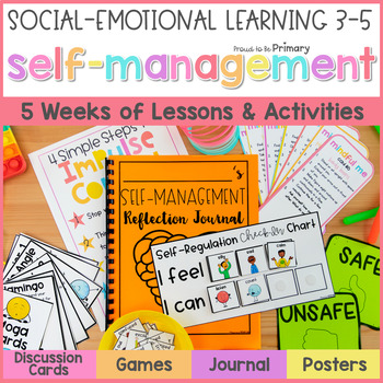 Preview of Mindfulness & Self-Regulation - Yoga - Social Emotional Lessons & Activities 3-5