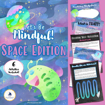 Preview of Mindfulness Space Edition Teacher and Counsellor Unit Guide and Lessons