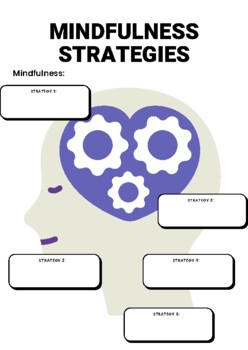 Preview of Mindfulness Strategies Notecatcher