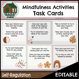 Mindfulness Task Cards | Calming Activities | Self-Regulat