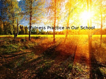 Preview of Mindfulness Training for Teachers