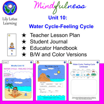 Preview of Mindfulness Unit 10 of 10- Water Cycle- Feeling Cycle