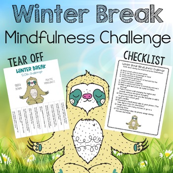 Preview of Mindfulness Winter Break Challenge