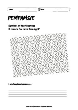 Preview of Mindfulness With African Symbols - Pempamsie