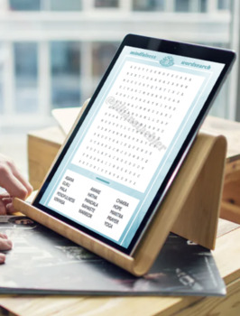 Preview of Mindfulness Word Search Activity (all ages)