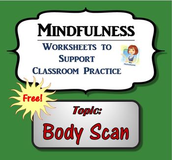 Preview of Mindfulness Worksheet - Body Scan