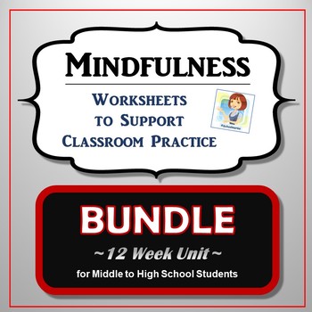 Preview of Mindfulness Worksheets BUNDLE
