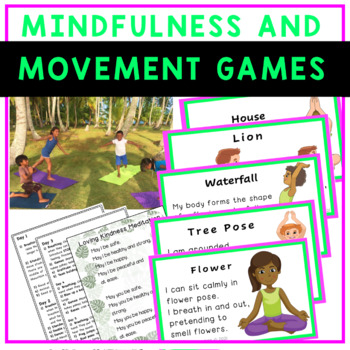 Preview of Yoga & Mindfulness Games to Increase Focus and Academics | Mental Health