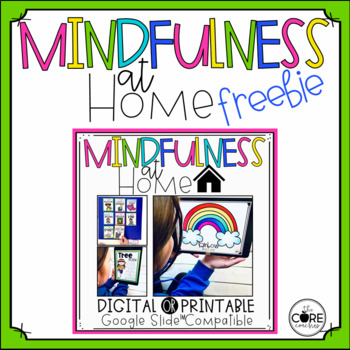 Preview of Mindfulness at Home FREE -  Digital Mindfulness Strategies