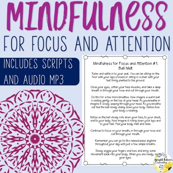 Preview of Mindfulness Guided Meditations to Improve and Refine Focus and Attention Skills