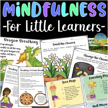 Preview of Mindfulness Lessons for Elementary | SEL Activities for Calm & Self-Regulation