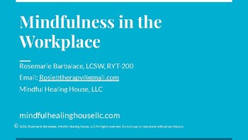 Preview of Mindfulness in the Workplace