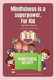 Mindfulness is A superpower- Growth Mindset  Therapy Activ
